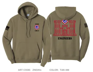1222 Combat Engineer Company- Infantry Comfort Unisex Hooded Sweatshirt - ZND2fm