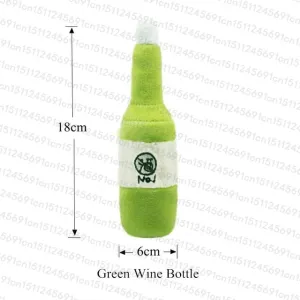 1pc Plush Squeak Toy For Dog Puppy Chew Training Sounding Pet Toys Fleece Pig Duck Nursing Bottle Types Available Drop Shipping