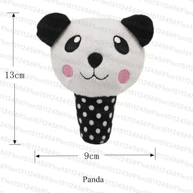 1pc Plush Squeak Toy For Dog Puppy Chew Training Sounding Pet Toys Fleece Pig Duck Nursing Bottle Types Available Drop Shipping