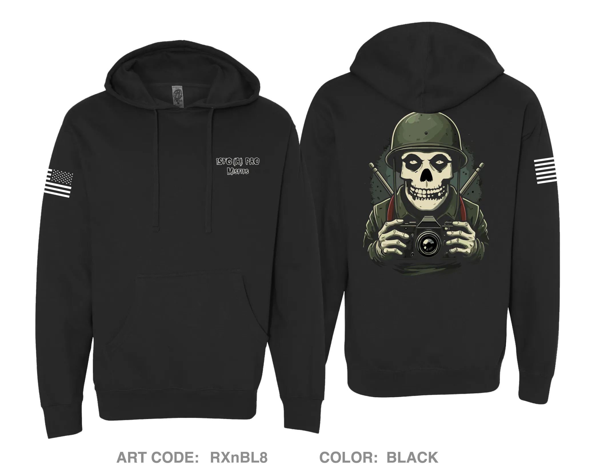 1SFG(A) PAO Comfort Unisex Hooded Sweatshirt - RXnBL8