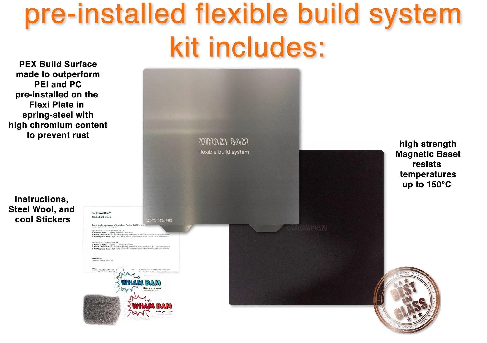 310 x 310 - Flexible Build System with Pre-Installed PEX Build Surface