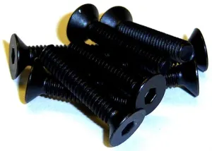 81220-10 8 x Countersunk Metric Screw 4mm x 20mm - Flat Head 4x20