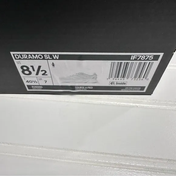 Adidas NWT white Duramo SL running shoes women’s size 8.5