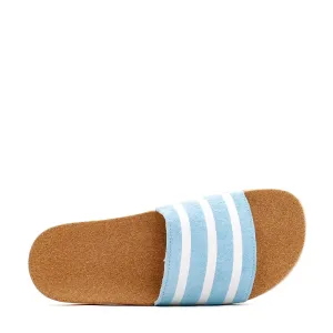 Adidas Originals Women Adilette Sky Blue White FX5918