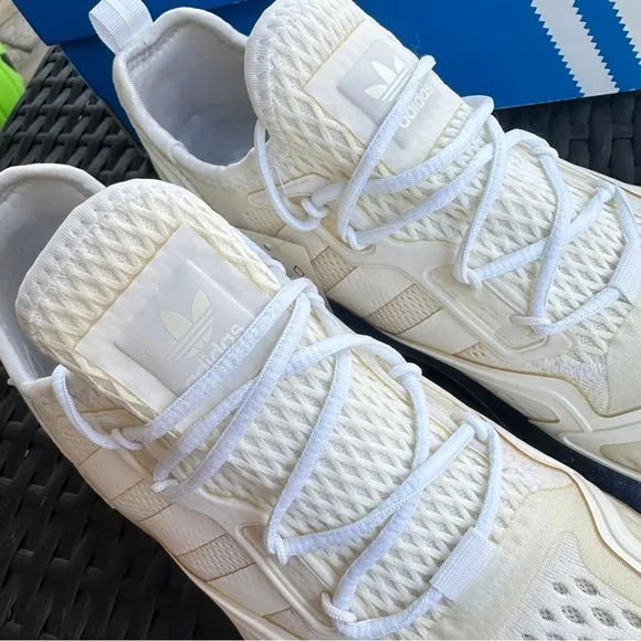 Adidas originals ZX 2K Boost White Textile Men‘s Shoes Size US8.5 EU42 FV2928