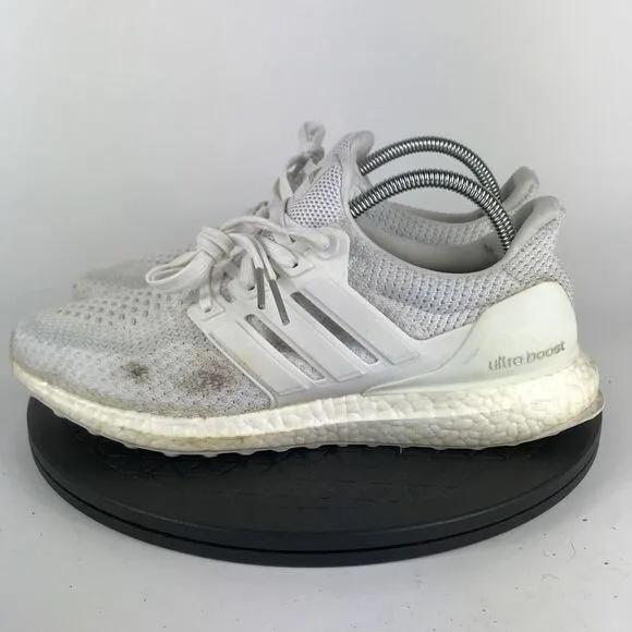 Adidas UltraBoost 2.0 Triple White Running Shoes AQ5929 Men’s Size 8
