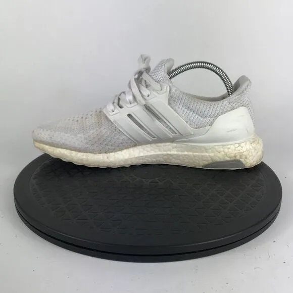 Adidas UltraBoost 2.0 Triple White Running Shoes AQ5929 Men’s Size 8
