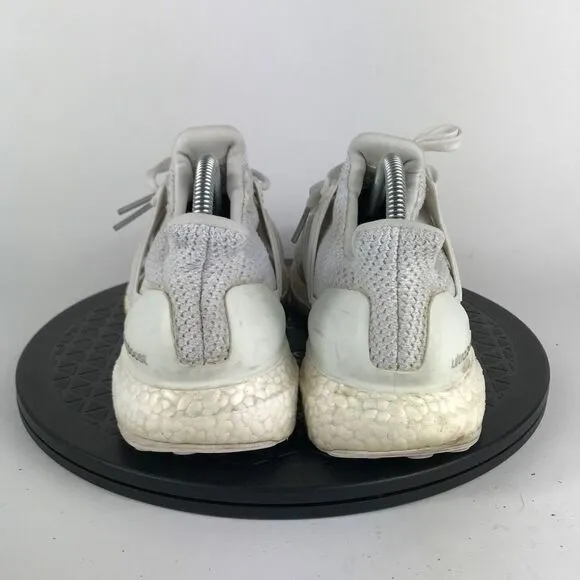 Adidas UltraBoost 2.0 Triple White Running Shoes AQ5929 Men’s Size 8