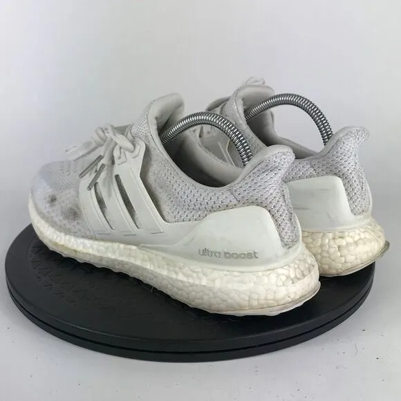 Adidas UltraBoost 2.0 Triple White Running Shoes AQ5929 Men’s Size 8