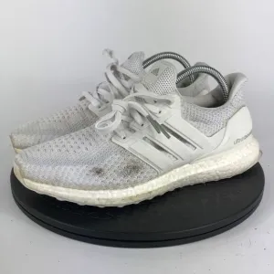 Adidas UltraBoost 2.0 Triple White Running Shoes AQ5929 Men’s Size 8