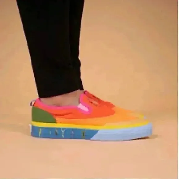 Adidas Pride Nizza Slip On Sneakers New Athletic Retro
