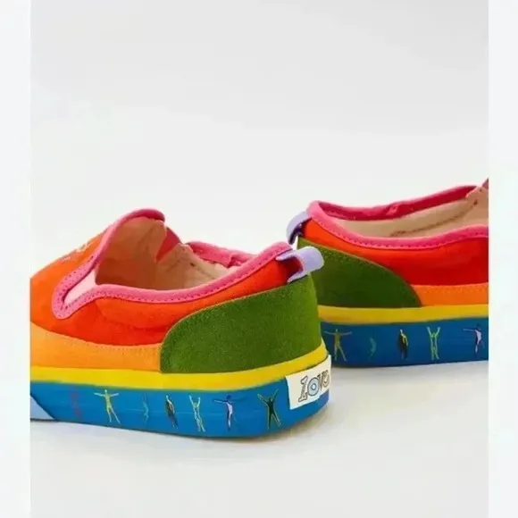 Adidas Pride Nizza Slip On Sneakers New Athletic Retro