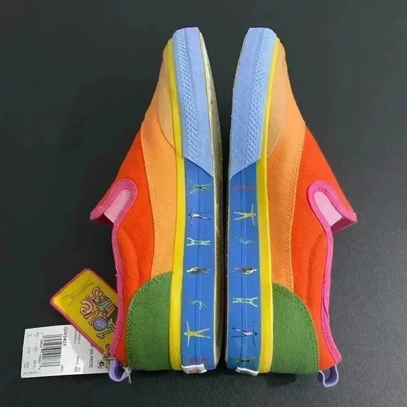 Adidas Pride Nizza Slip On Sneakers New Athletic Retro