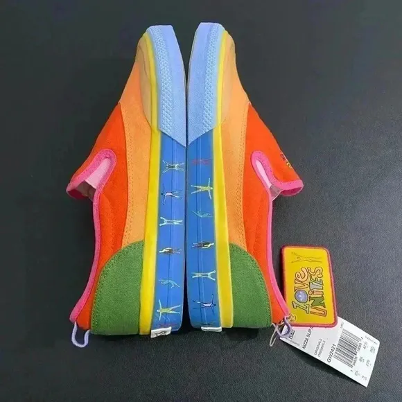 Adidas Pride Nizza Slip On Sneakers New Athletic Retro