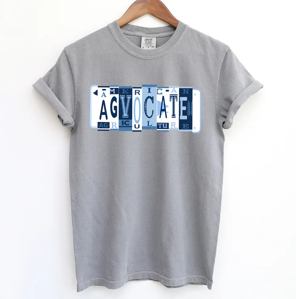 Agovcate License Plate ComfortWash/ComfortColor T-Shirt (S-4XL) - Multiple Colors!