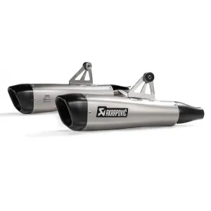 Akrapovic Titanium Twin Silencer Slip-On Kit S-T12SO4-HCQT