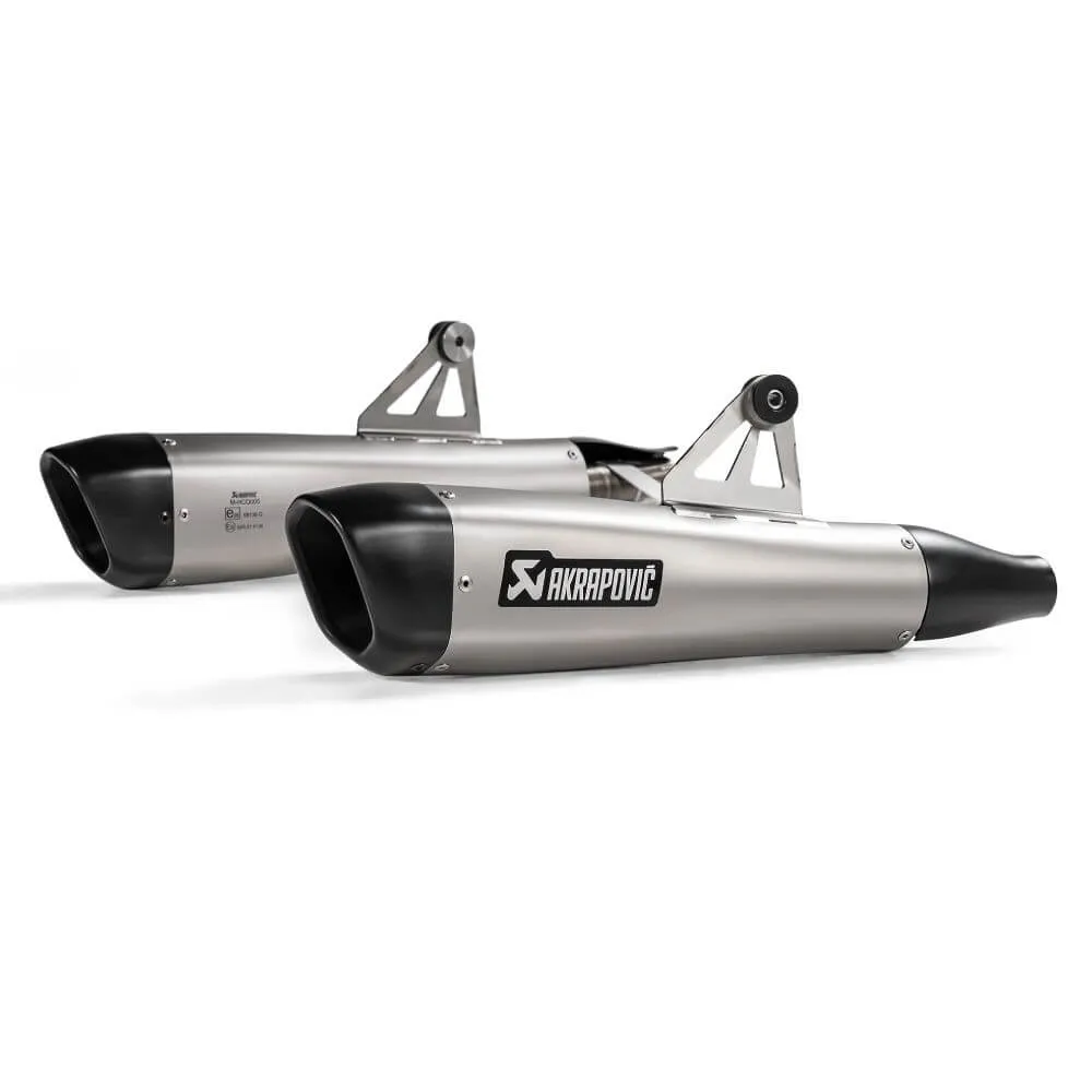 Akrapovic Titanium Twin Silencer Slip-On Kit S-T12SO4-HCQT