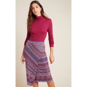 Anthropologie {Maeve} Carolina Knit Pencil Skirt