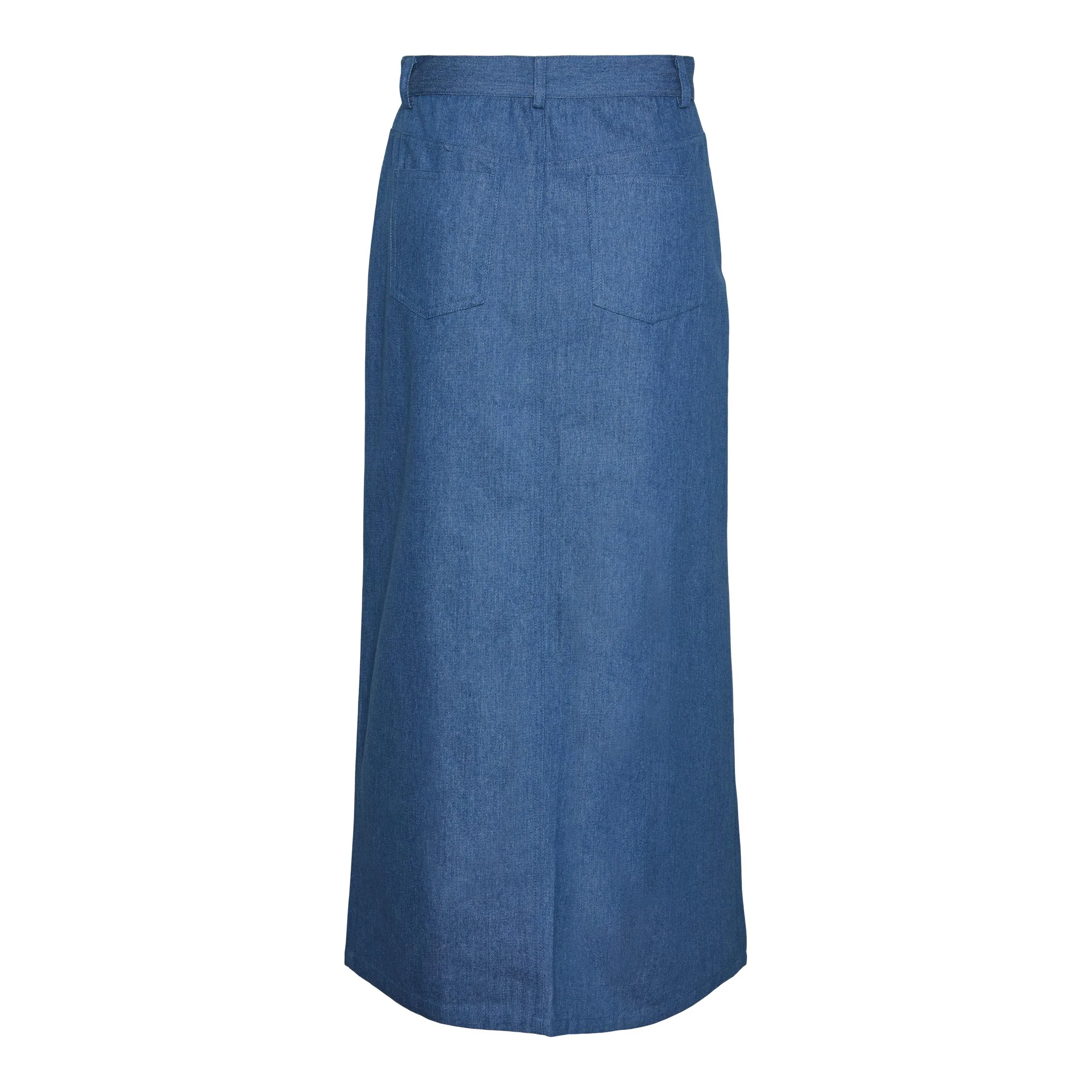 Asta lange midi rok blauw