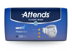 Attends Breathable Briefs, Medium (32-44") (Box of 24 Each)