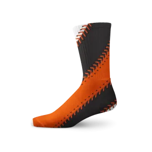 Baltimore Ball Stitch Crew Socks