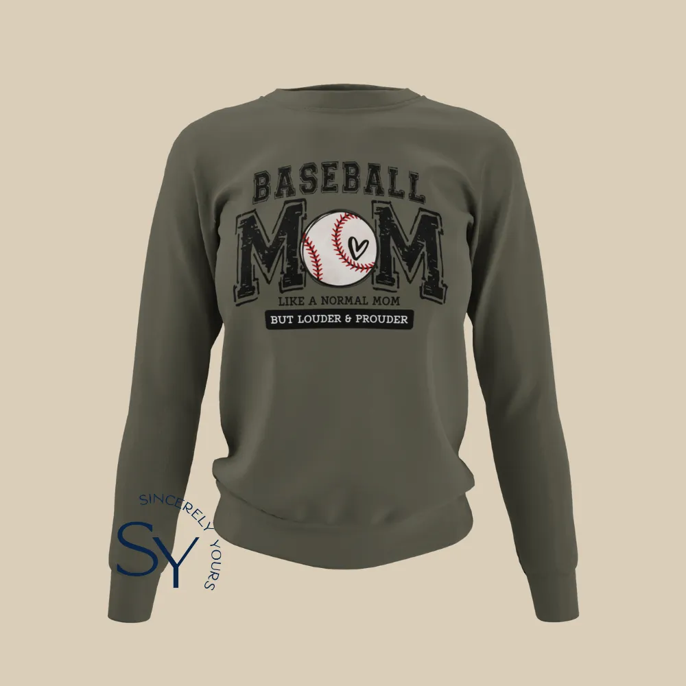 Baseball Mom | Like a Normal Mom But Louder & Prouder Shirts