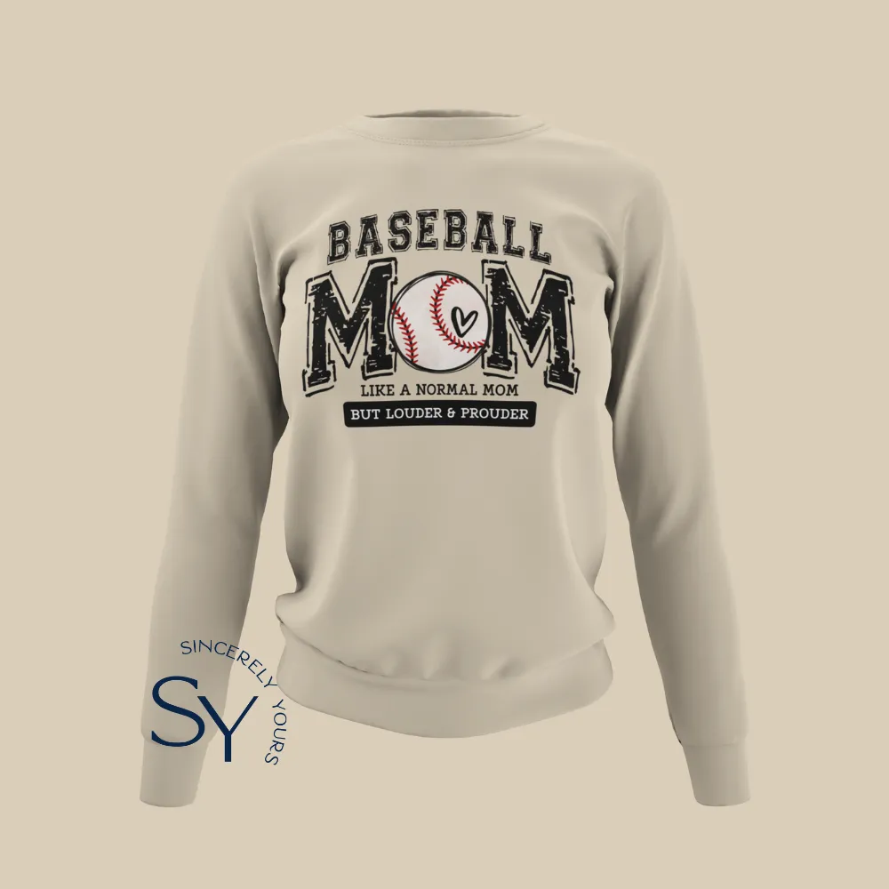 Baseball Mom | Like a Normal Mom But Louder & Prouder Shirts