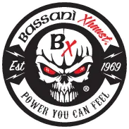 Bassani Manufacturing 1F7DNT6 4in. DNT Straight Can Muffler with Acoustically Tuned Baffle - Chrome with Chrome End Caps