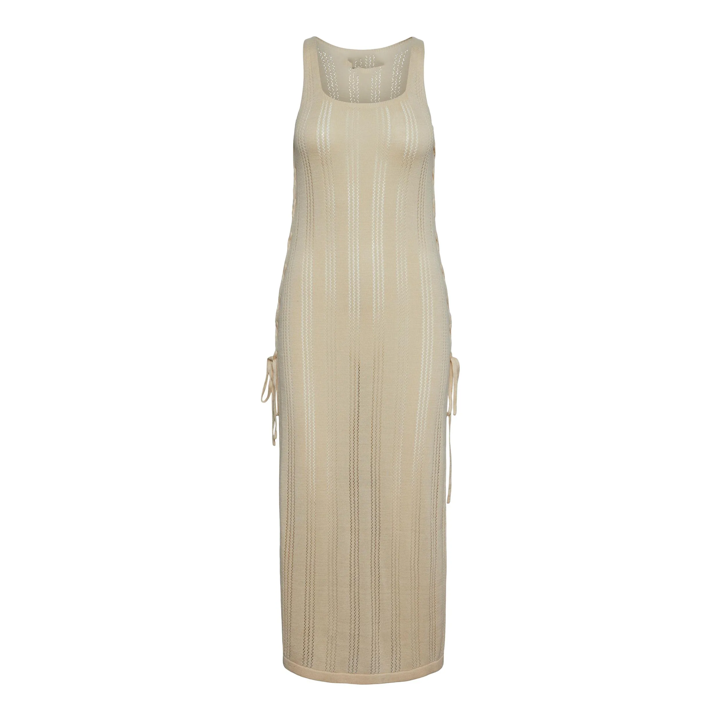 Beana dress white beige
