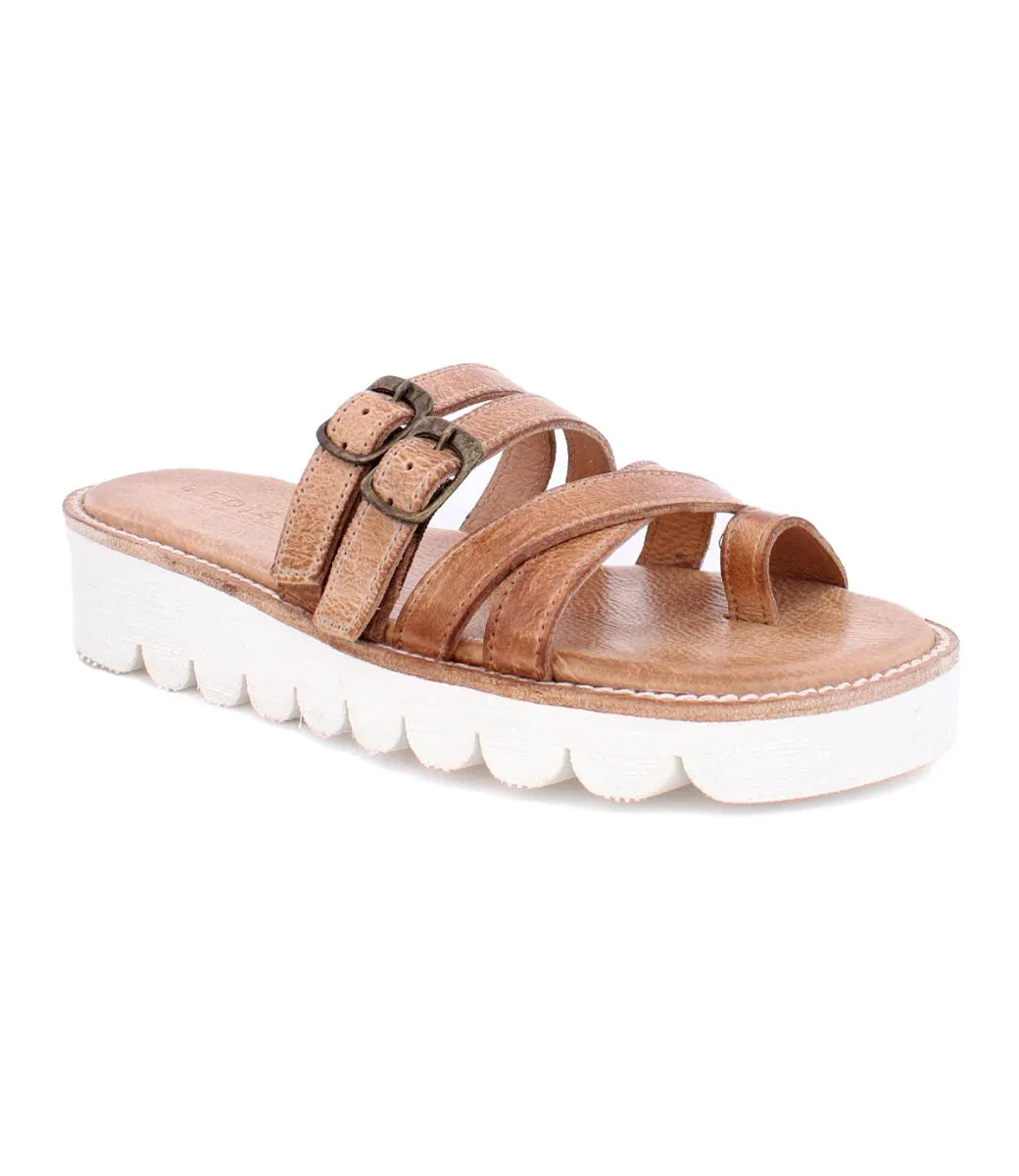 Bed Stu Holland Slip-On Strappy Leather Upper