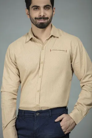 Beige Casual shirt