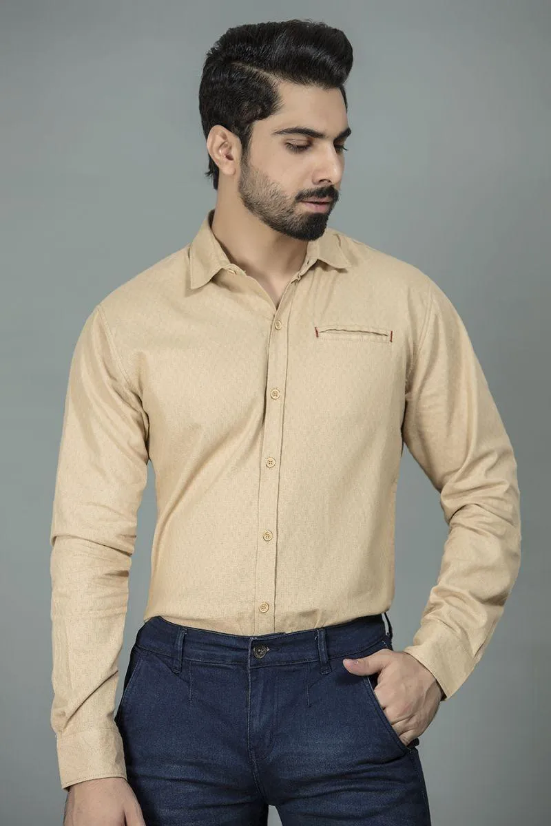 Beige Casual shirt