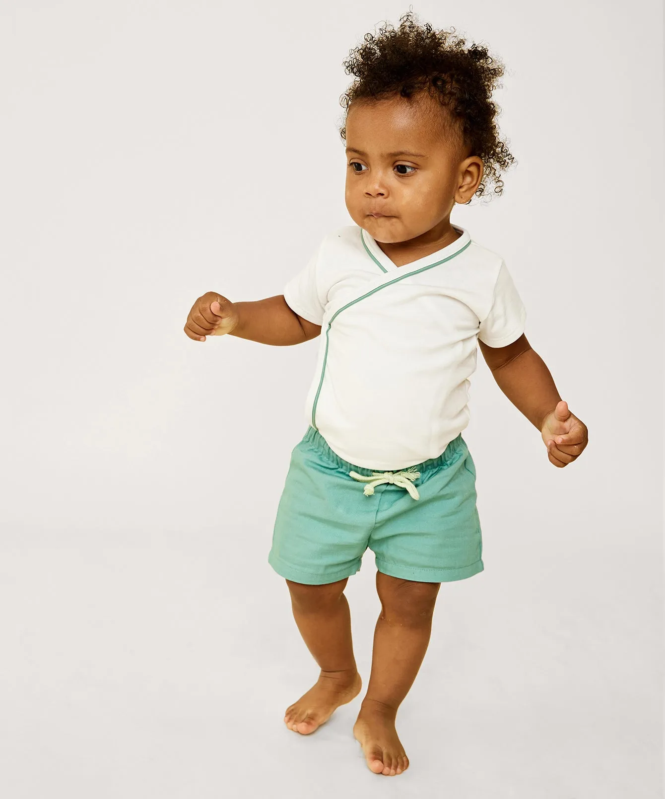 Bingo Baby Short, Seafoam