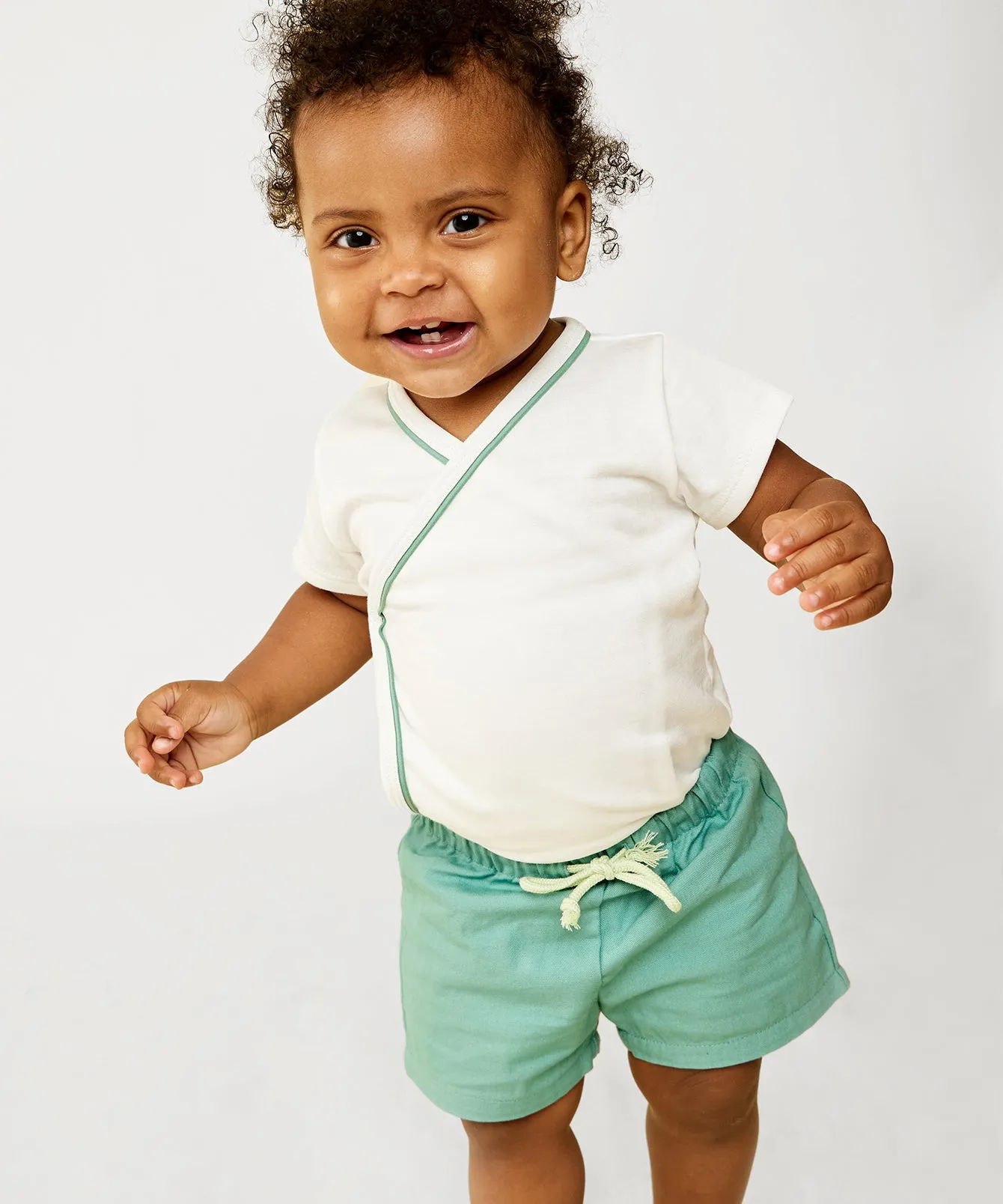 Bingo Baby Short, Seafoam