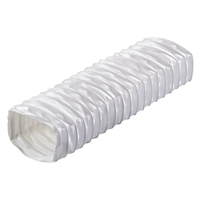 Blauberg 110x54mm x 3m Blauflex White Rectangular Flat PVC Flexible Ducting
