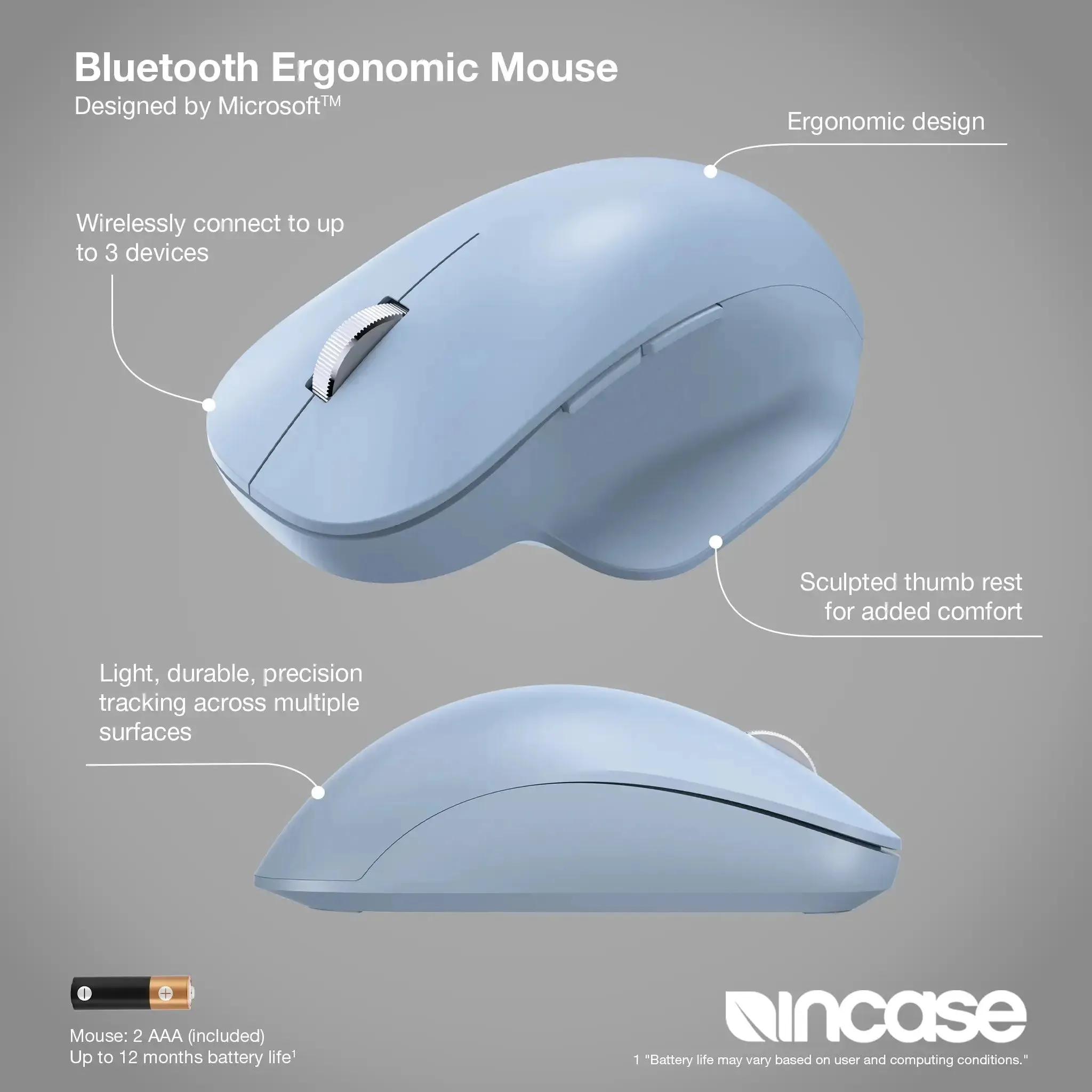 Bluetooth Ergonomic Mouse