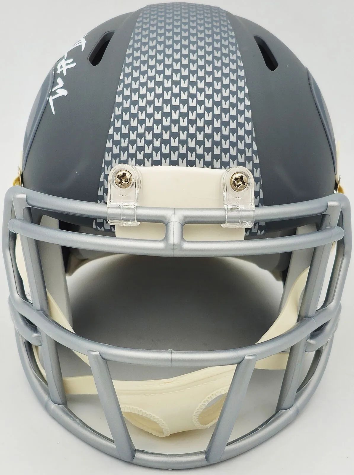 BYRON MURPHY II AUTOGRAPHED SEAHAWKS SLATE GRAY MINI HELMET MCS 235600
