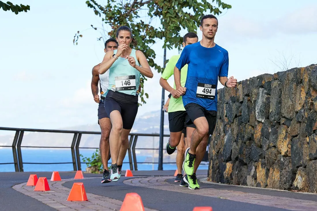 CEINTURE HYDRATATION DE RUNNING PORTE FLASQUES NOIRE