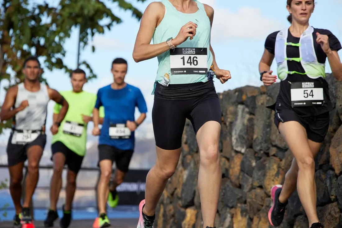 CEINTURE HYDRATATION DE RUNNING PORTE FLASQUES NOIRE