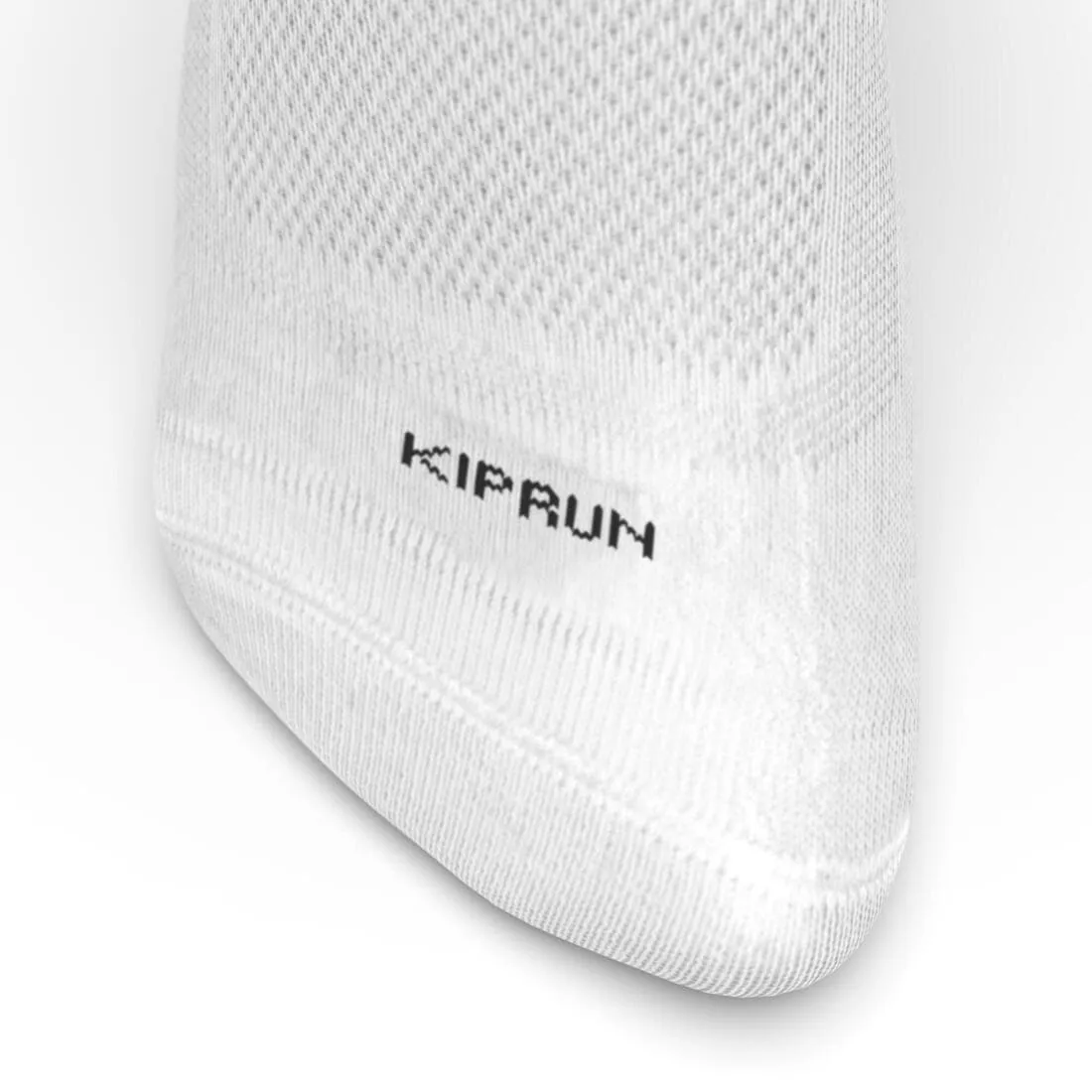 CHAUSSETTES DE RUNNING RUN100 BLANCHE x3
