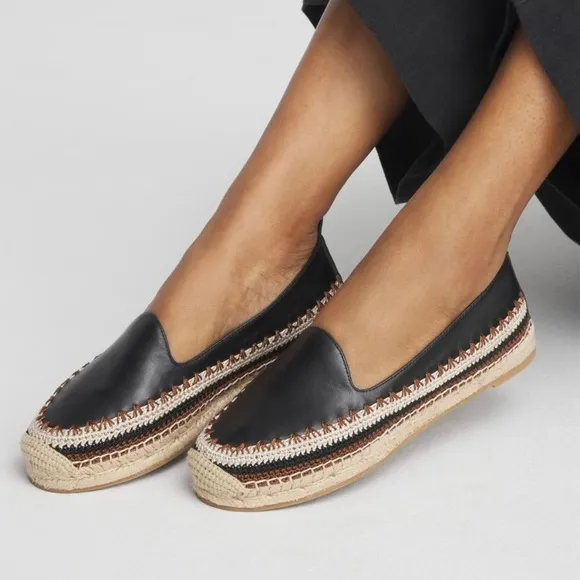 CHICOS Crochet Slip On Flats