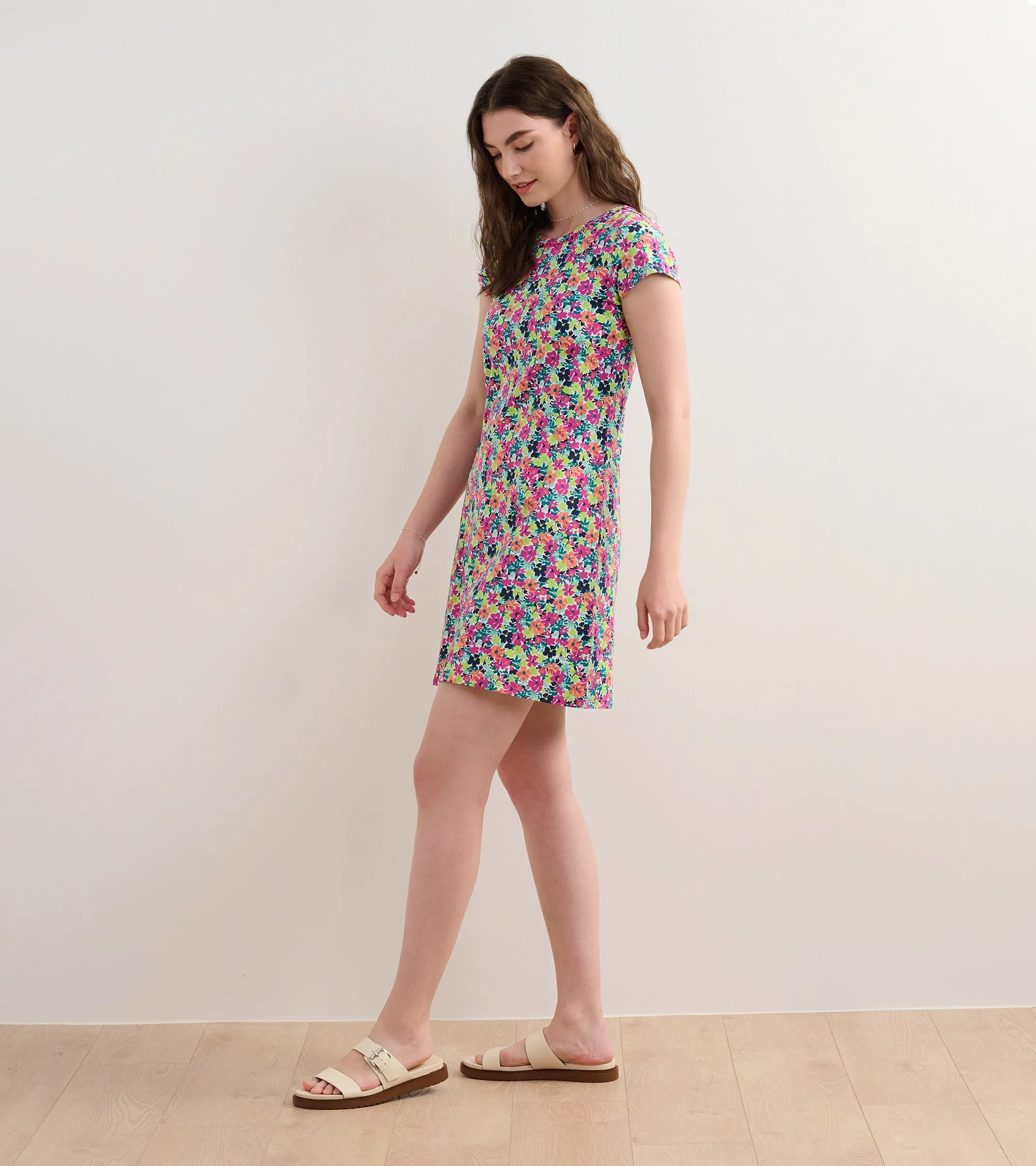 Cici A-Line Dress - Fresh Flowers