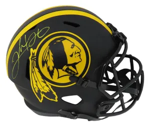 Clinton Portis Signed REDSKINS Eclipse Matte Riddell F/S Speed Rep Helmet - SS