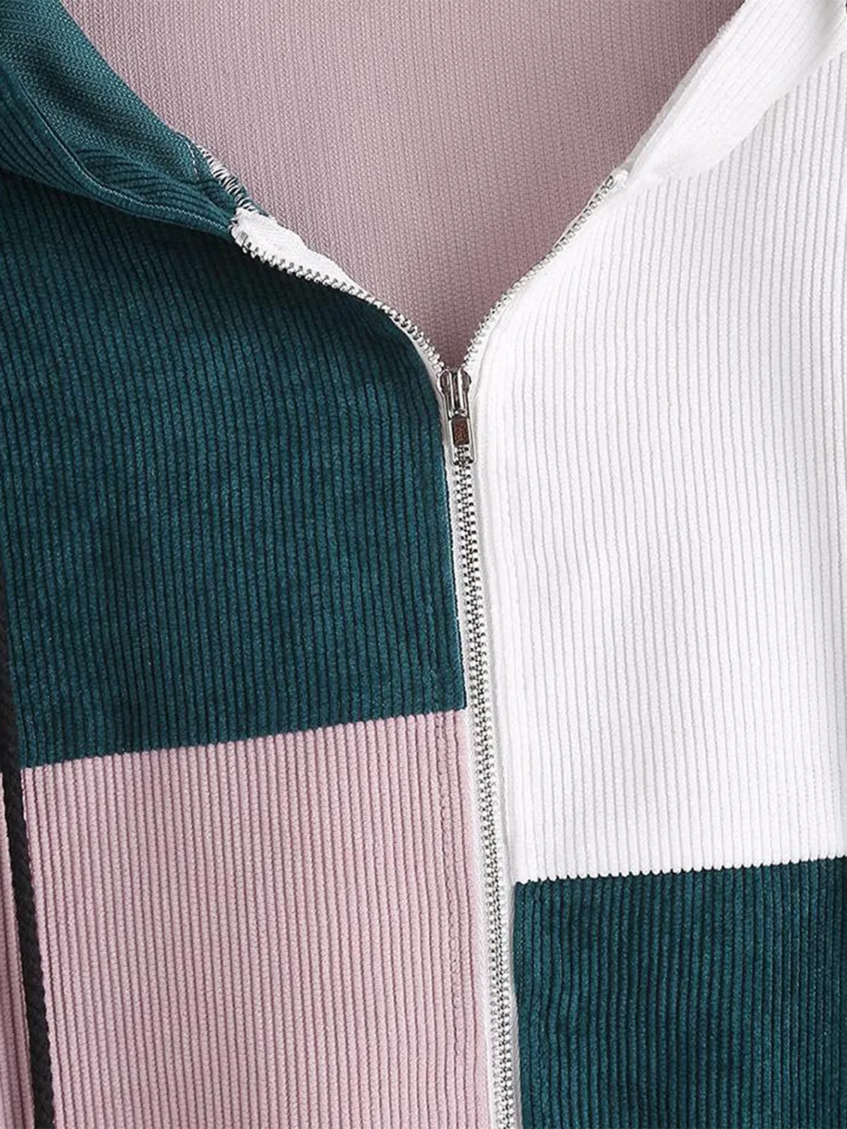 Corduroy Hooded Sweatshirt