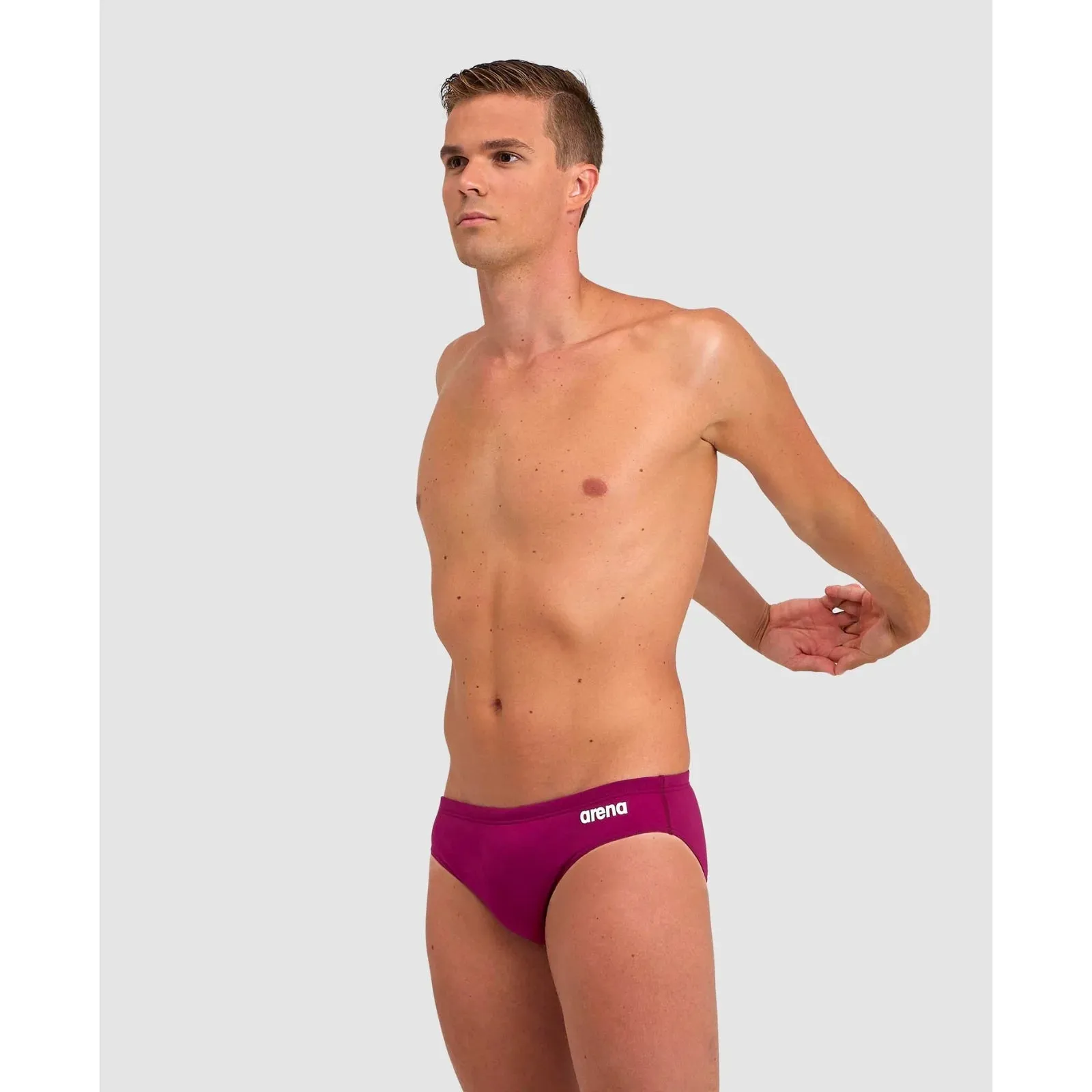 COSTUME ARENA UOMO SLIP NUOTO PISCINA VINACCIA ARANCIO SOLID BRIEF