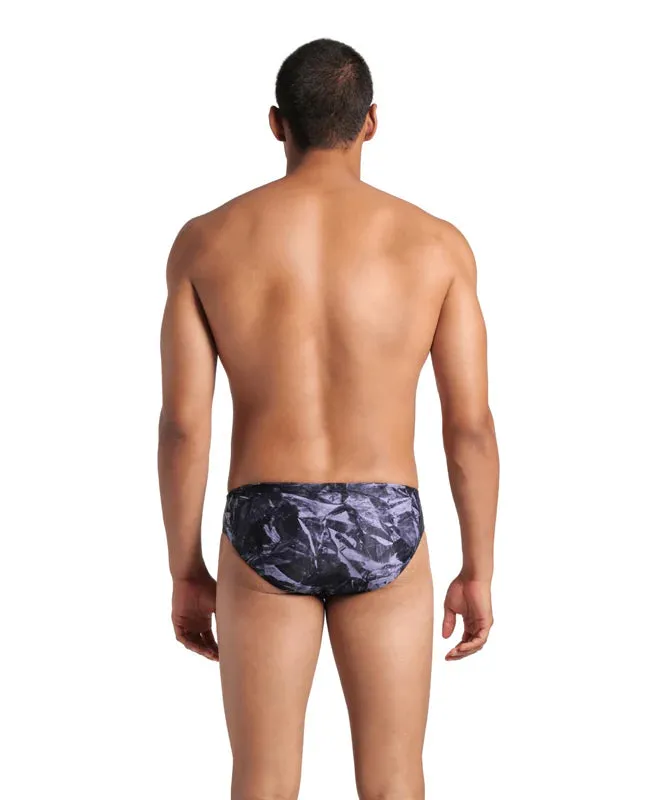 COSTUME SLIP ARENA UOMO NUOTO PISCINA CRACKLE SWIM BRIEF TEAM BLACK