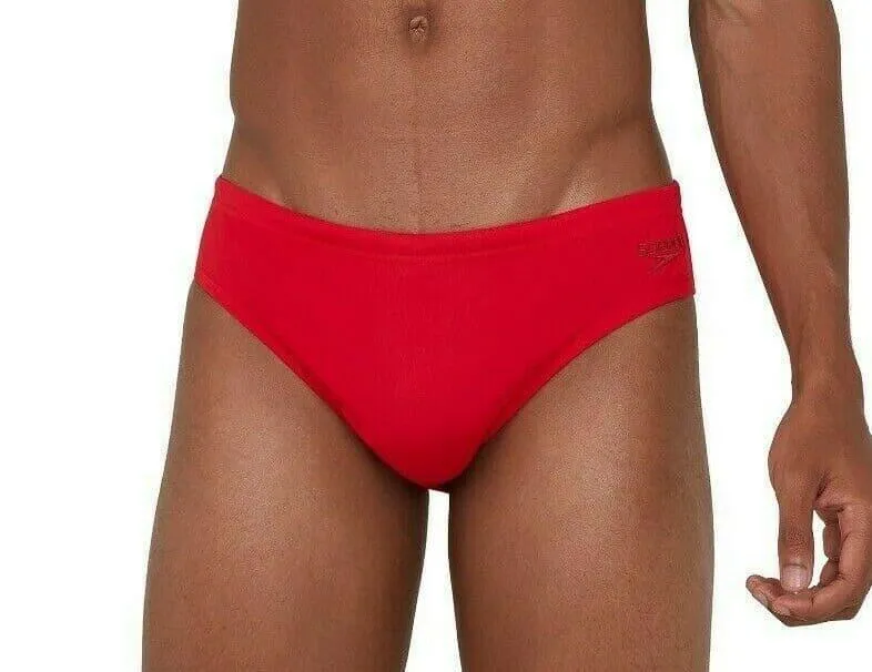 COSTUME SPEEDO ENDURANCE   UOMO SLIP NUOTO PISCINA ROSSO