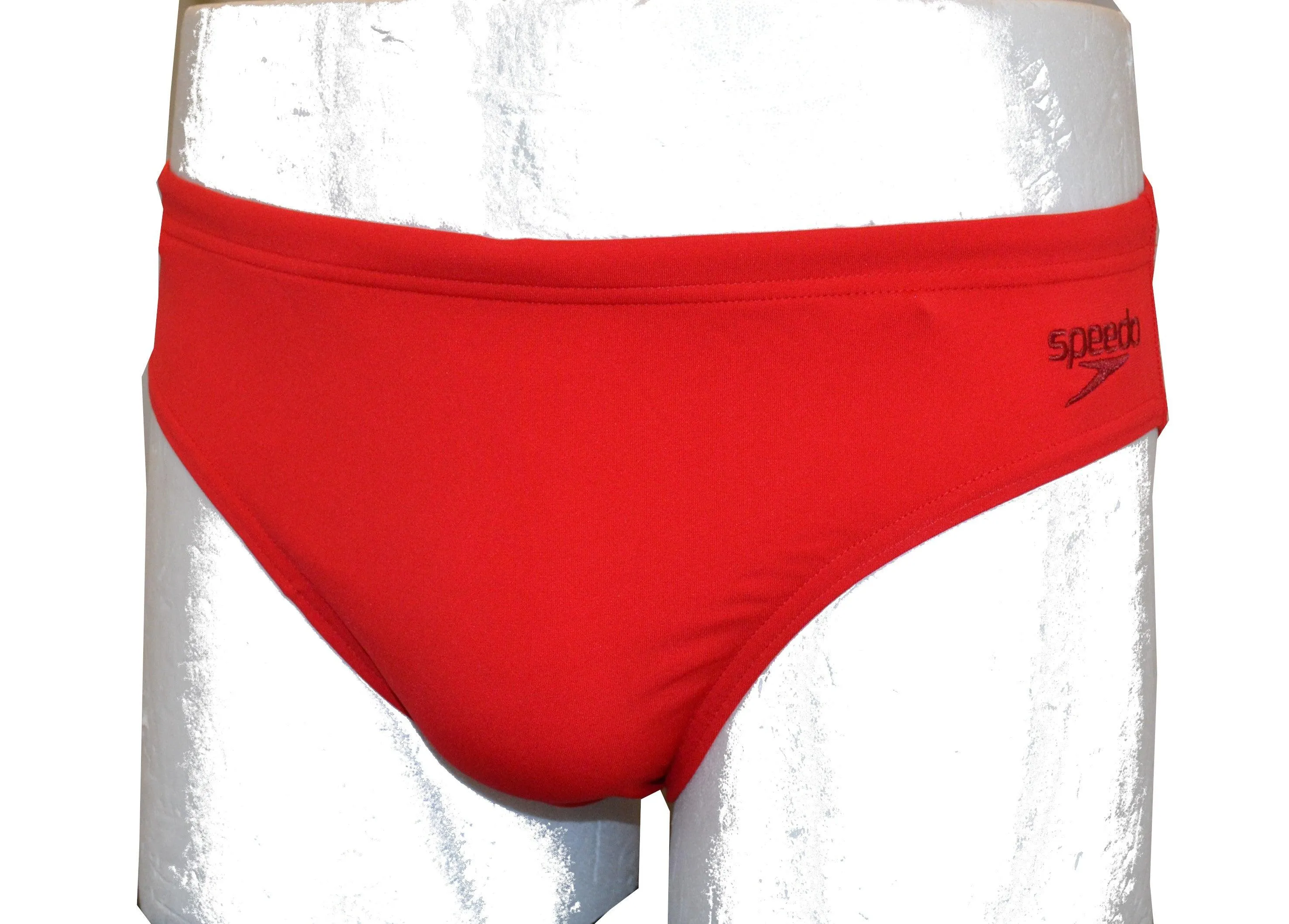 COSTUME SPEEDO ENDURANCE   UOMO SLIP NUOTO PISCINA ROSSO