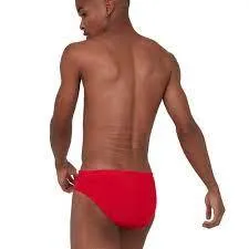 COSTUME SPEEDO ENDURANCE   UOMO SLIP NUOTO PISCINA ROSSO