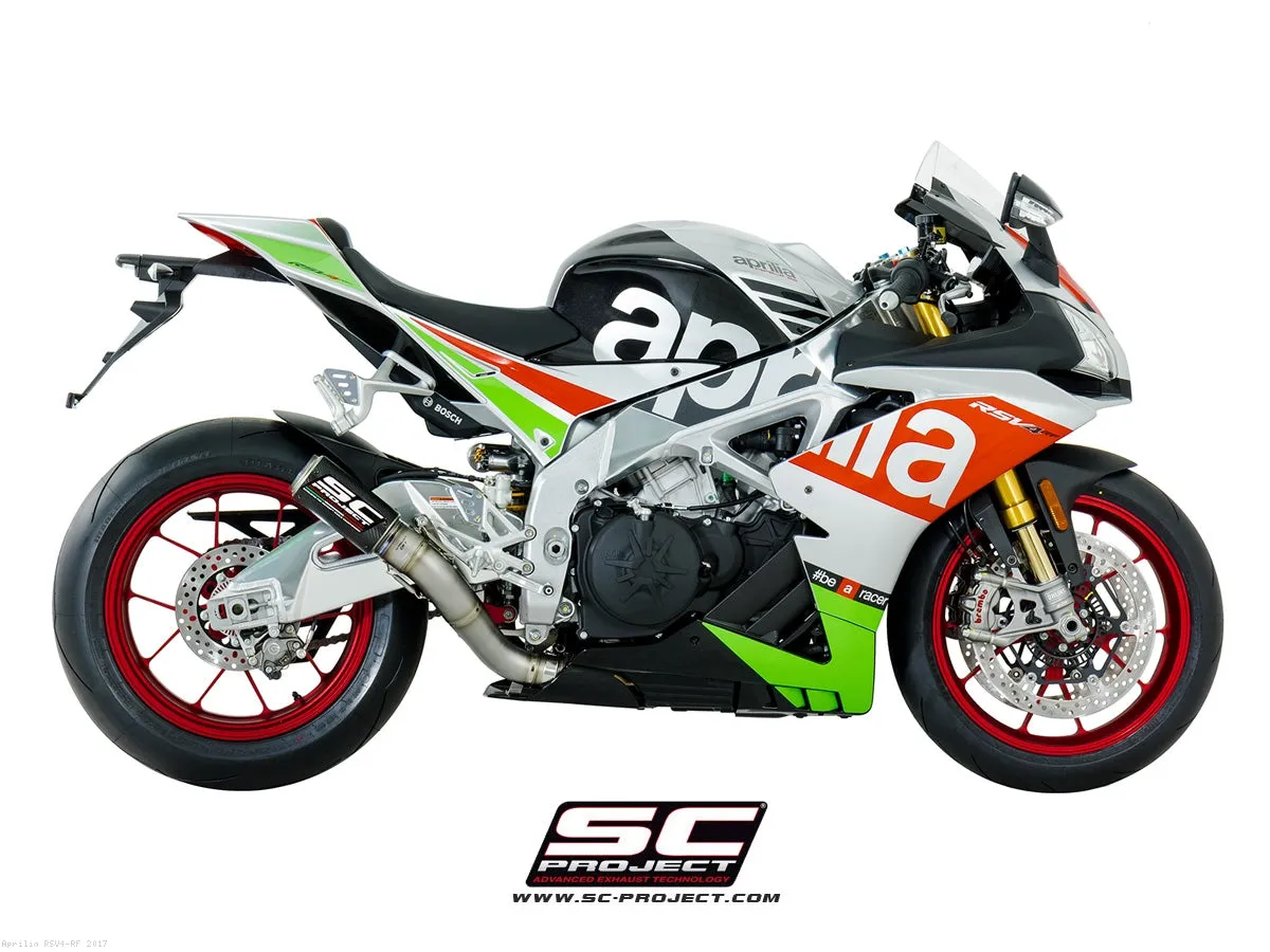 CR-T Exhaust by SC-Project for Aprilia RSV4 RF and Tuono V4 1100 2017-2019